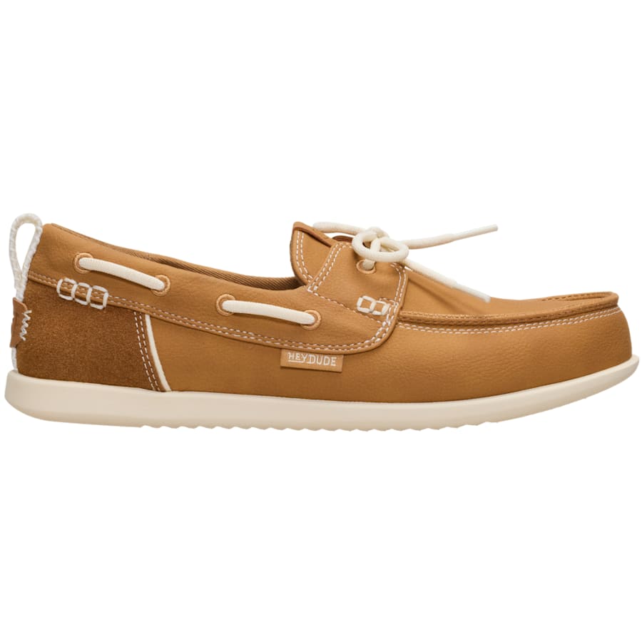 HEYDUDE | Women's Casual | Harbor Breeze Lo Classic - Bone Brown | Size 7 by HEYDUDE - CA - Women's Footwear > Slip-Ons > Harbor Breeze Lo Classic Slip-Ons