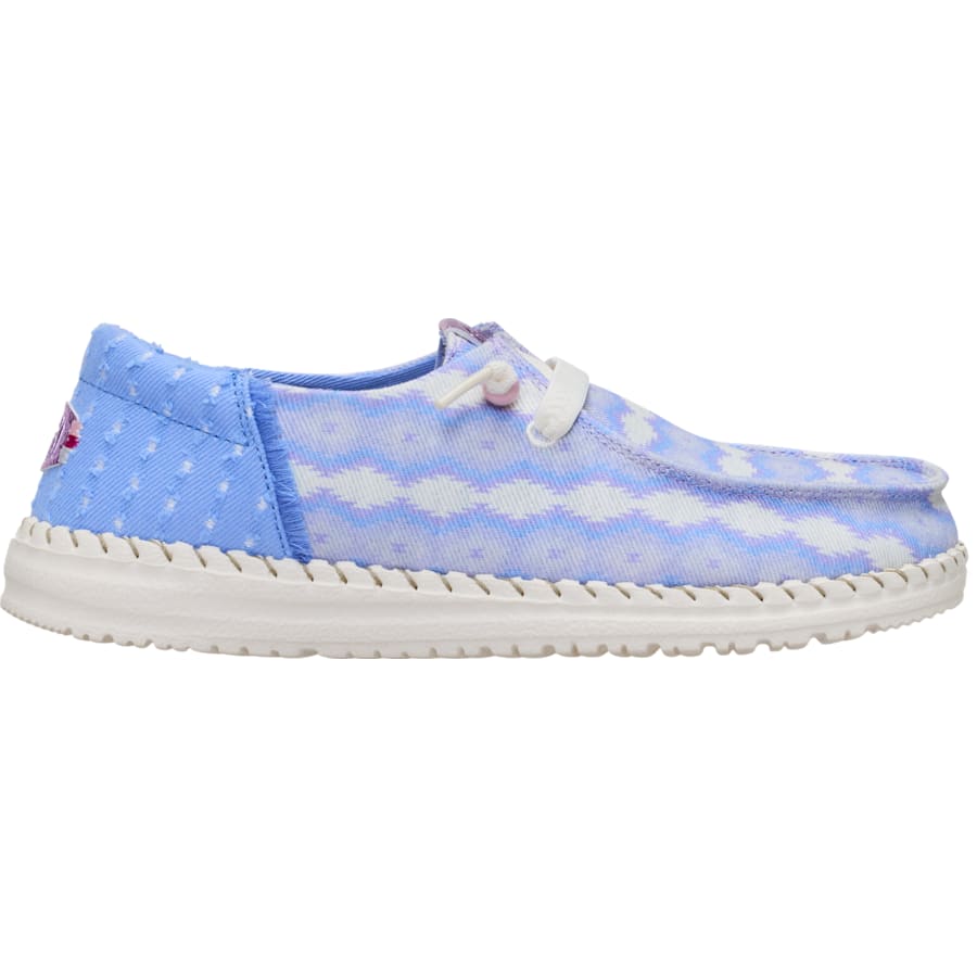 HEYDUDE | Women's Casual | Wendy Funk Teton - Hydrangea Blue/Multi | Size 8