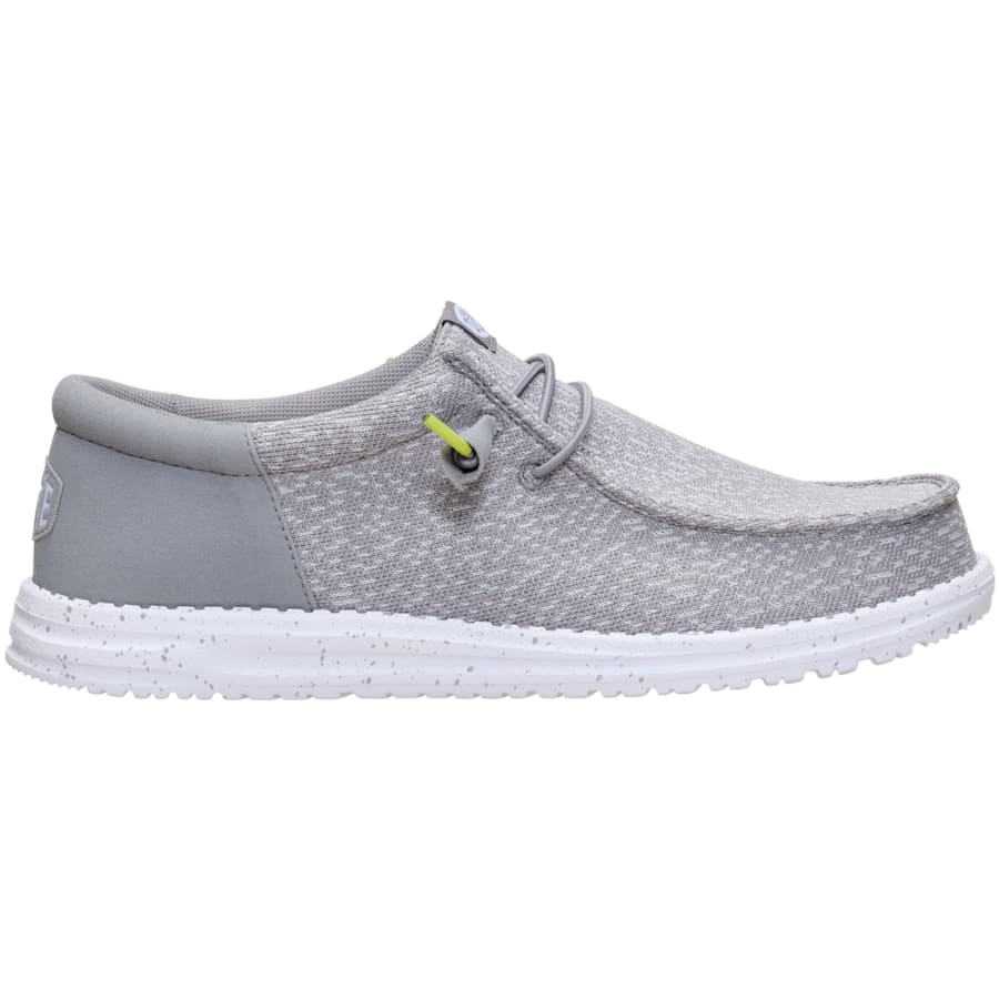 HEYDUDE | Men's Casual | Wally Funk Stretch Speckle - Flannel Grey/Multi | Size 8