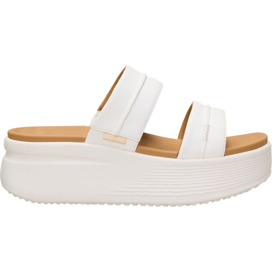 HEYDUDE | Women's Casual | Austin Slide Classic - Ivory | Size 6