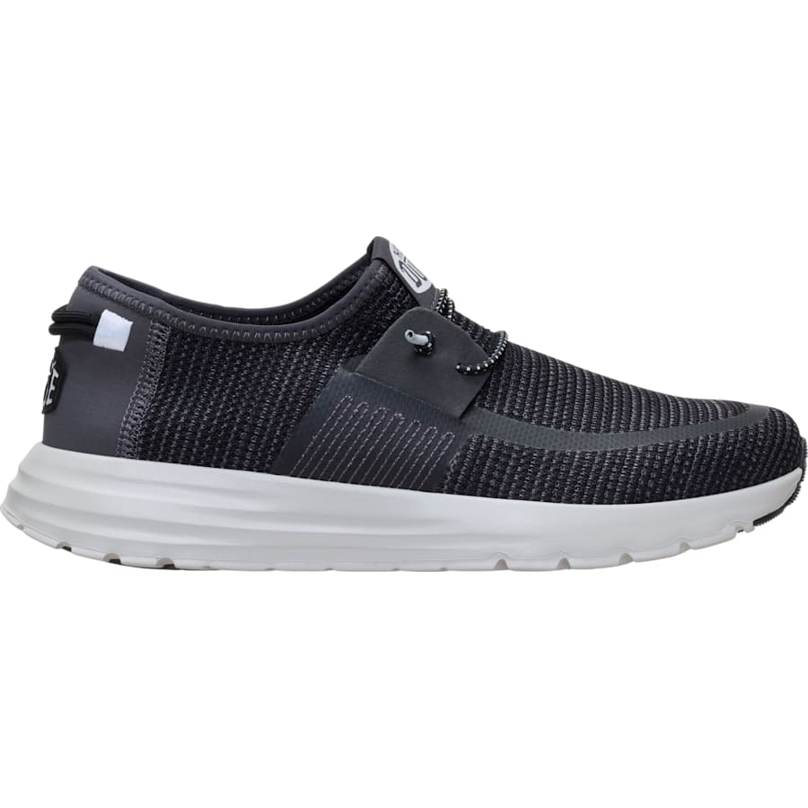 HEYDUDE | Men's Sneakers | Sirocco Stretch Sox - Black/Multi | Size 11