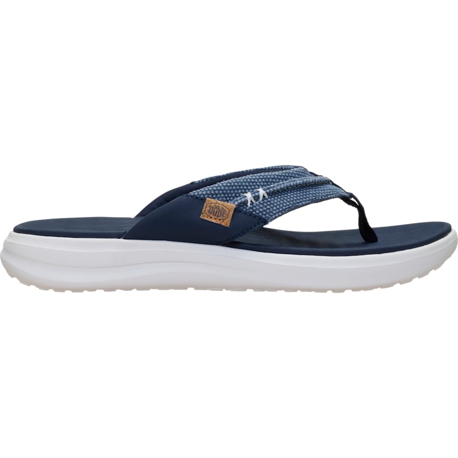 HEYDUDE | Men's Shoes | Finn Flip Braided - Navy | Size 7