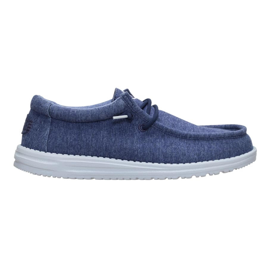 HEYDUDE | Men's Casual | Wally Stretch Jersey - Navy | Size 7 by HEYDUDE - CA - Men's Footwear > Slip-Ons > Wally Stretch Jersey Slip-Ons