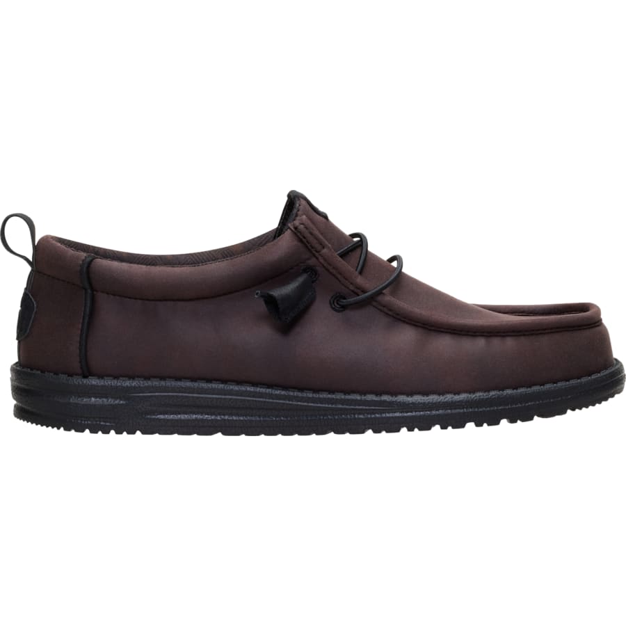 HEYDUDE | Men's Casual | Wally Salute - Dark Brown | Size 8