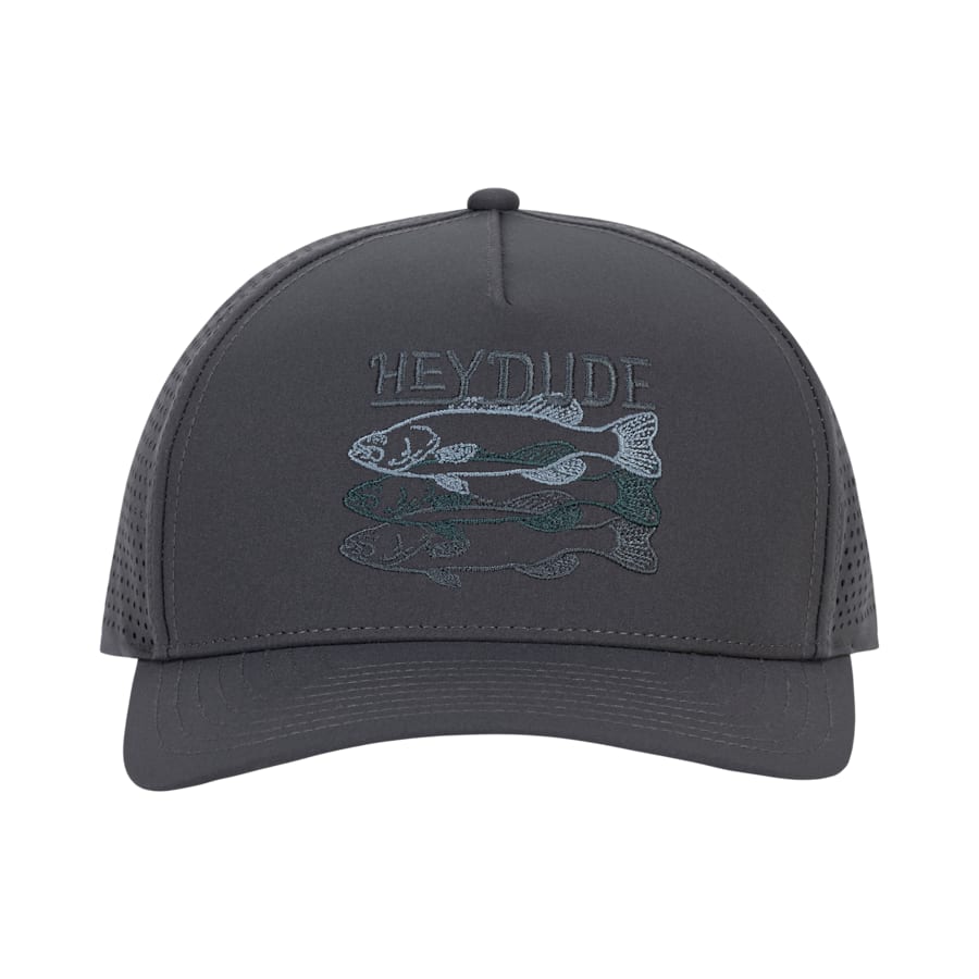 HEYDUDE | Men's Shoes | Fish Sketch Performance Hat - Poppy Seed