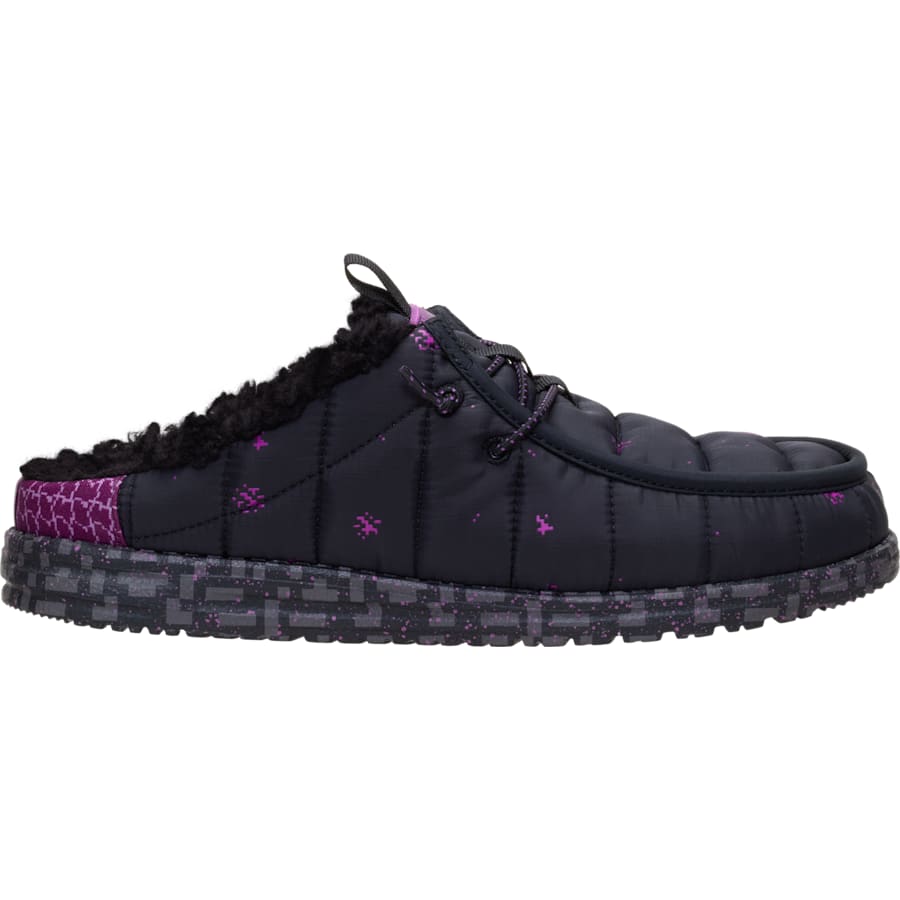 Men's Casual | Minecraft X HEYDUDE Enderman Wally Camp Slip - Black/Fig Purple | Size 14