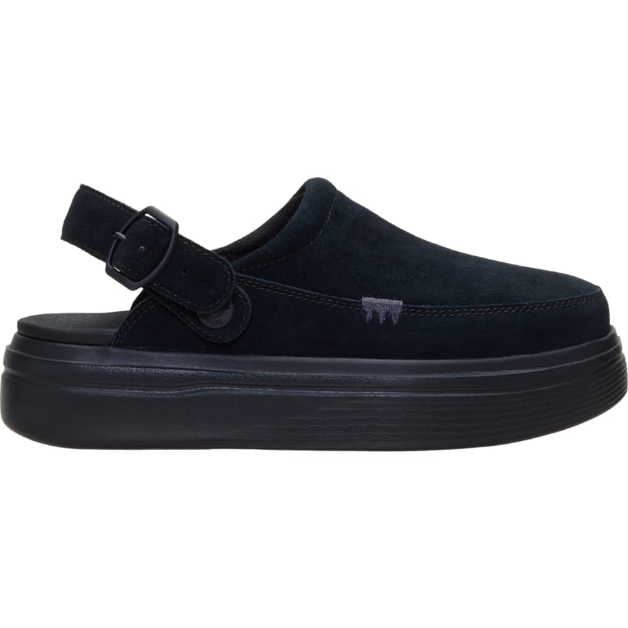 HEYDUDE | Women's Casual | Austin Lift Clog - Black/Black | Size 5