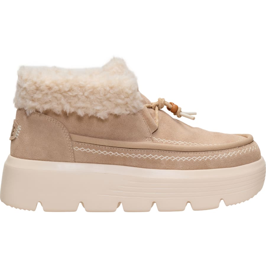 HEYDUDE - CA HEYDUDE | Women's Boots | Austin Edge Lounge Suede - Sesame | Size 5 - $159.99 at Heydude
