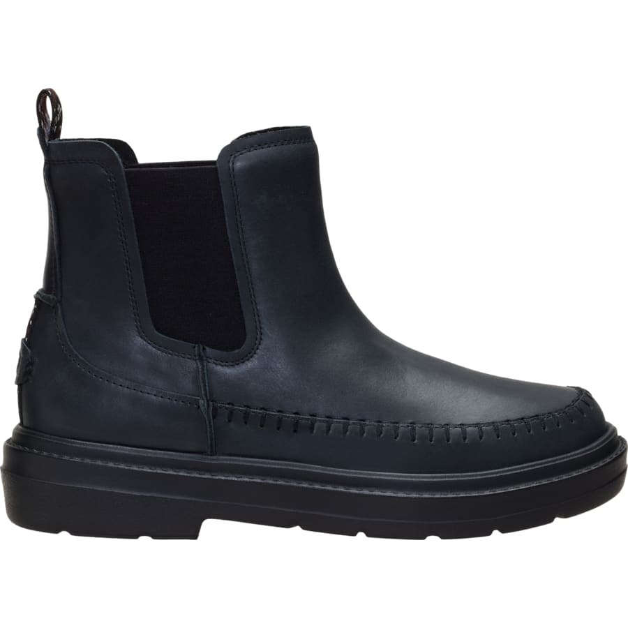 HEYDUDE | Women's Casual | Sienna Chelsea Boot Leather - Black/Black | Size 9