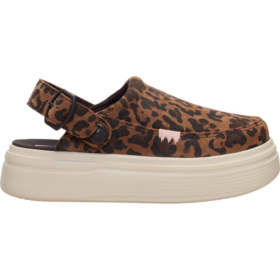 HEYDUDE - CA HEYDUDE | Kids Shoes | Austin Lift Clog Youth - Brown Leopard | Size 7 - $94.99 at Heydude