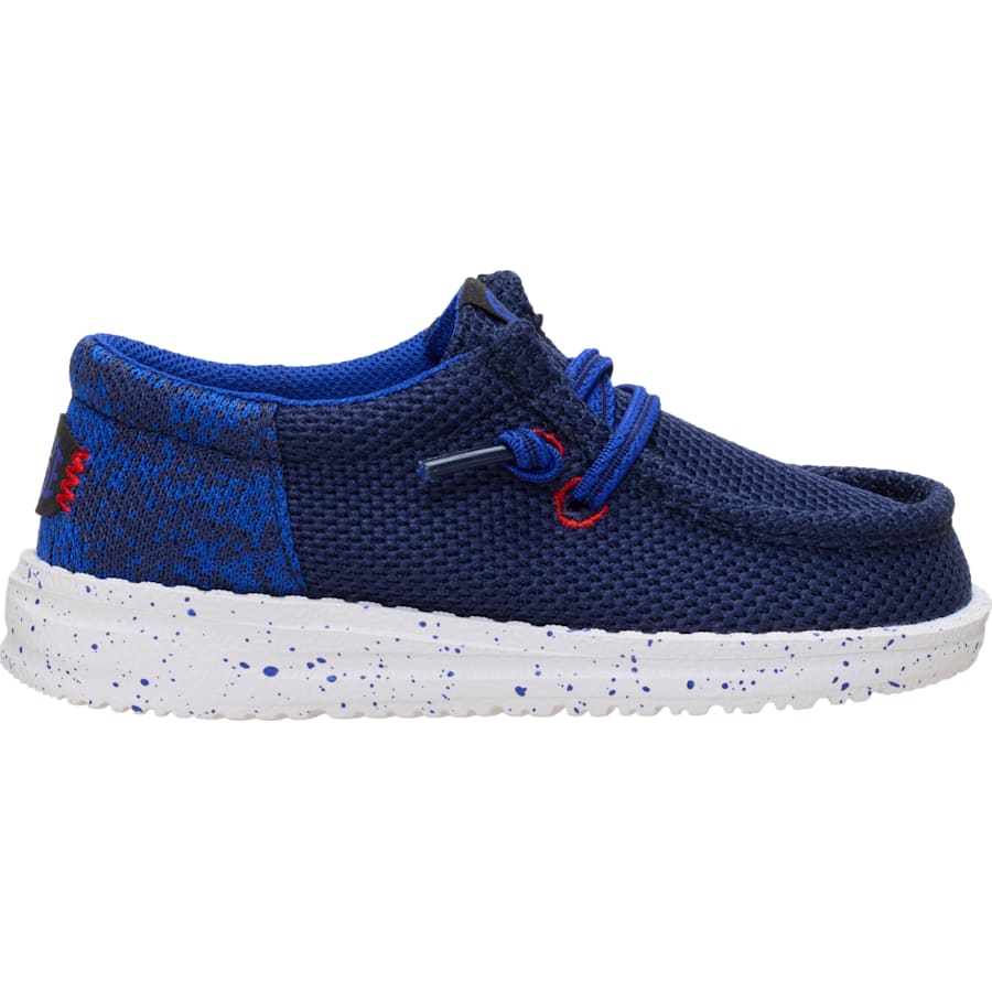 HEYDUDE | Boys Shoes | Wally Funk Toddler Gradient Mesh - Navy/Multi | Size 4