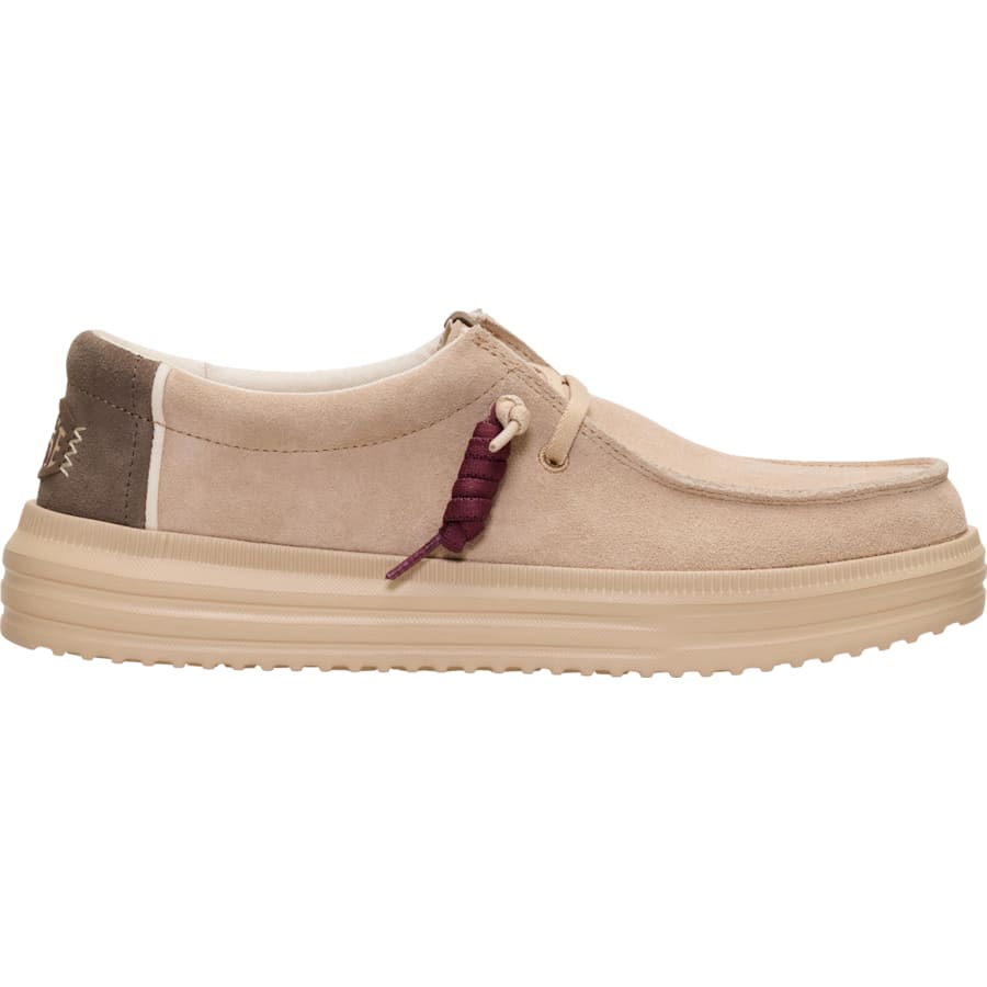 HEYDUDE | Men's Casual | REV Suede - Sesame/Multi | Size 9