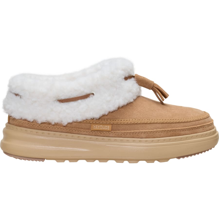 HEYDUDE | Women's Casual | Remi Toastee Lo Tassel - Tan | Size 12