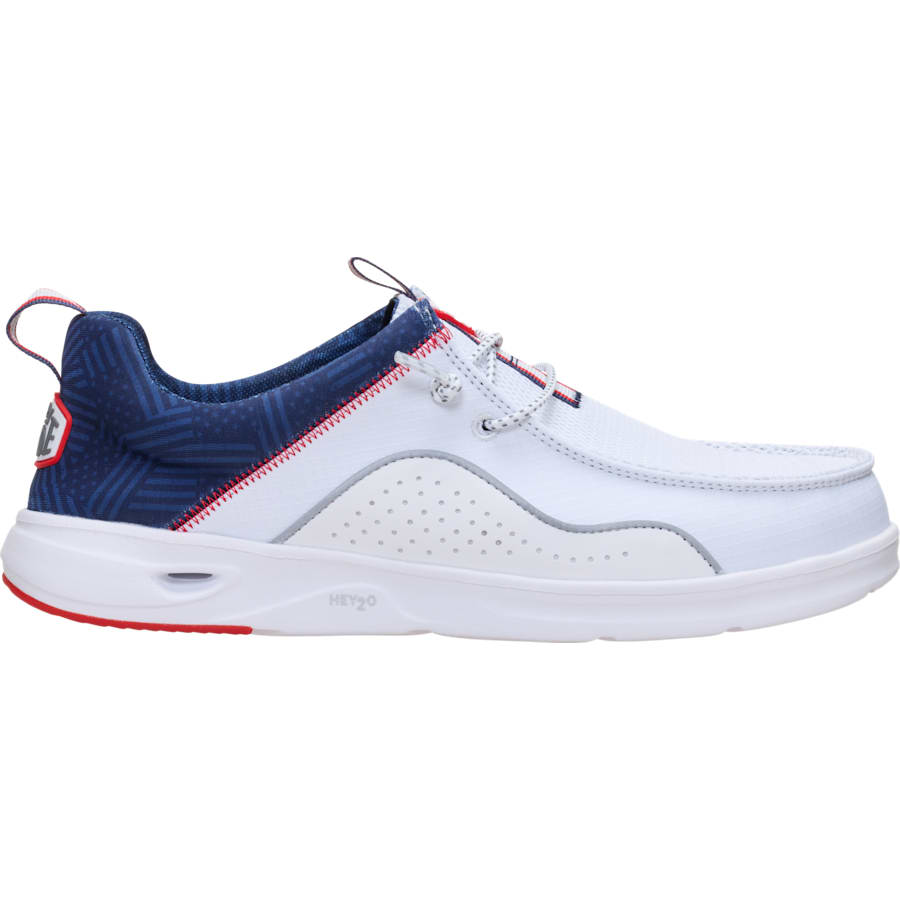 HEYDUDE | Men's Casual | X BURLEBO American Flag Wally Hey2O - Americana | Size 7