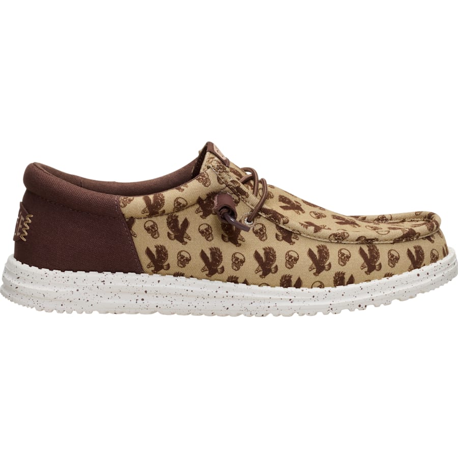 HEYDUDE | Men's Casual | Wally Funk Liberty - Brown | Size 9