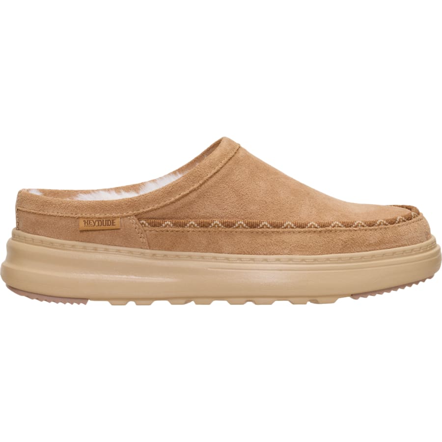 HEYDUDE | Women's Casual | Remi Toastee Clog Suede - Tan | Size 12