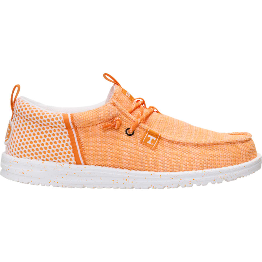 HEYDUDE | Men's Casual | Tennessee Vols Wally Funk Stretch Sox - Blazing Orange/White | Size 9