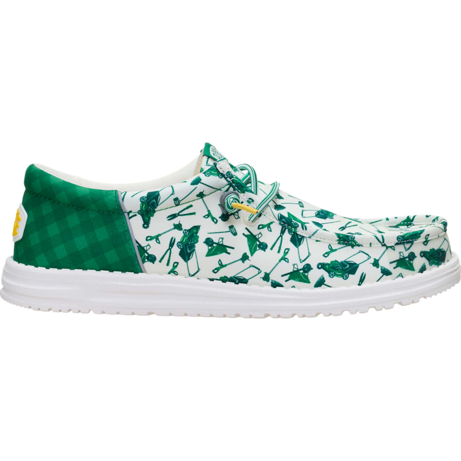 HEYDUDE | Men's Casual | Wally Funk Lawn Dad - Egret | Size 9