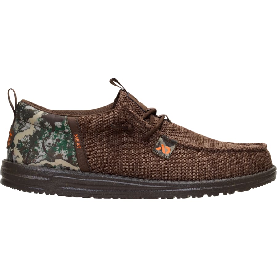 Men's Casual | MeatEater X HEYDUDE Wally Funk - Brown/Multi | Size 9