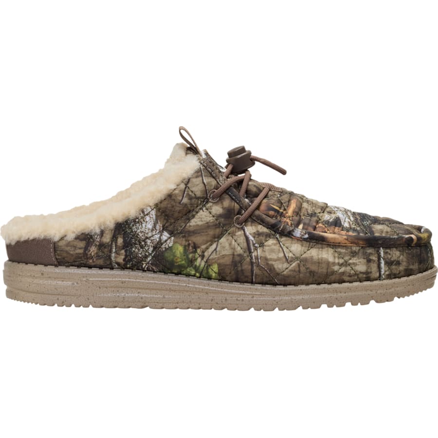 HEYDUDE | Men's Casual | Mossy Oak Country Roots Wally Camp Slip - Camouflage | Size 9