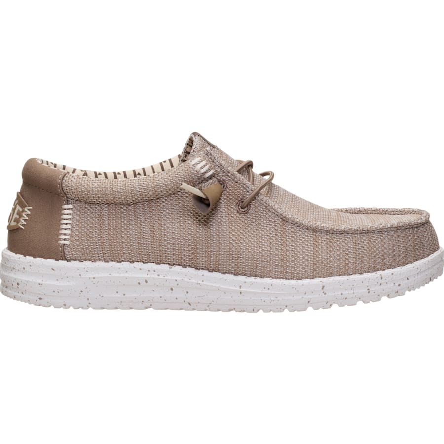 HEYDUDE | Men's Casual | Wally SE Stretch Sox - Tan | Size 15