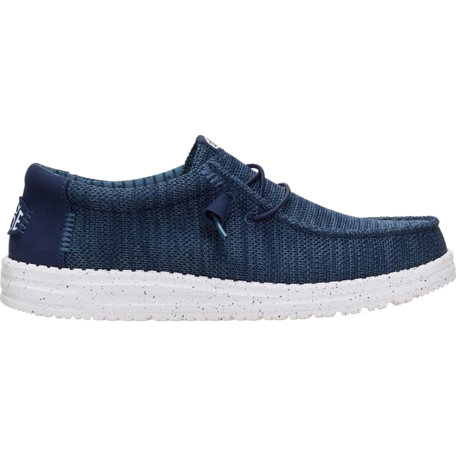 HEYDUDE | Men's Casual | Wally SE Stretch Sox - Navy | Size 10