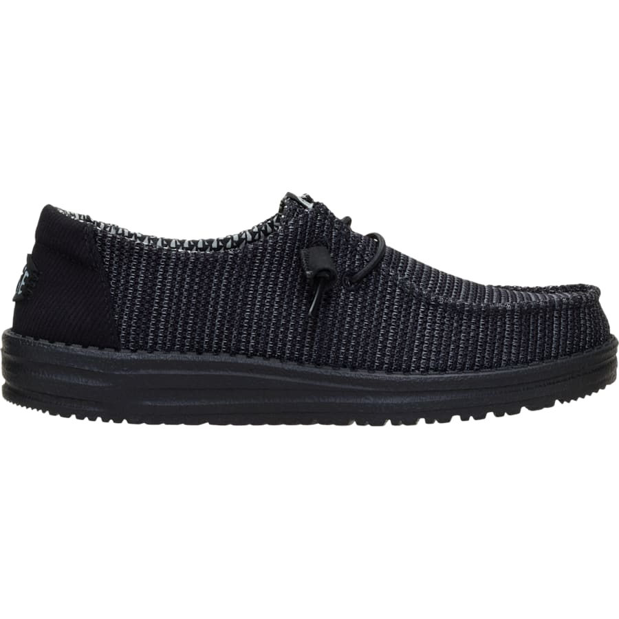 HEYDUDE | Women's Casual | Wendy SE Stretch Sox - Black/Black | Size 12