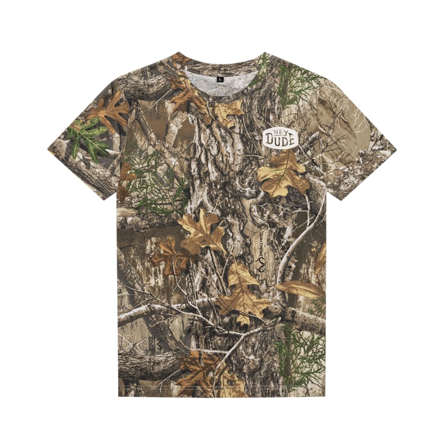HEYDUDE - CA HEYDUDE | Men's Casual | Realtree T-Shirt - Brown Camo | Size XL - $54.99 at HEYDUDE