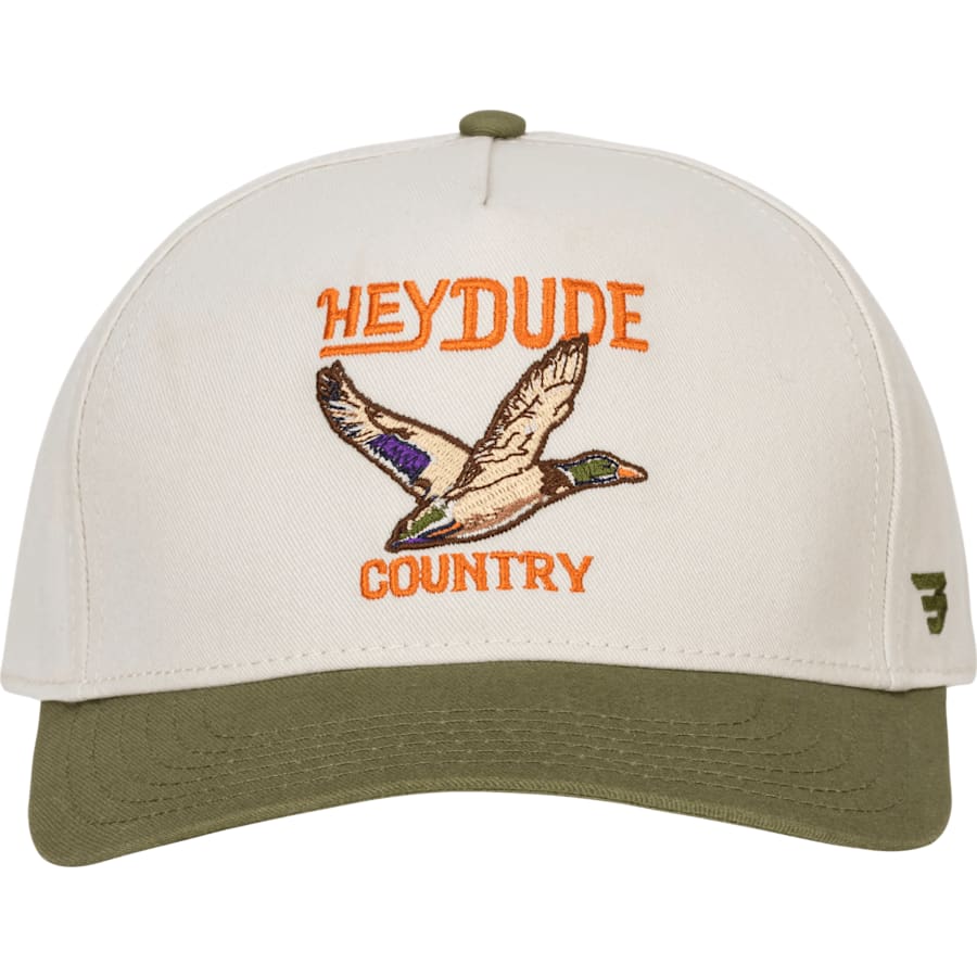 HEYDUDE | Men's Shoes | Burlebo Snapback Hat Navy/Red - Taupe Camo