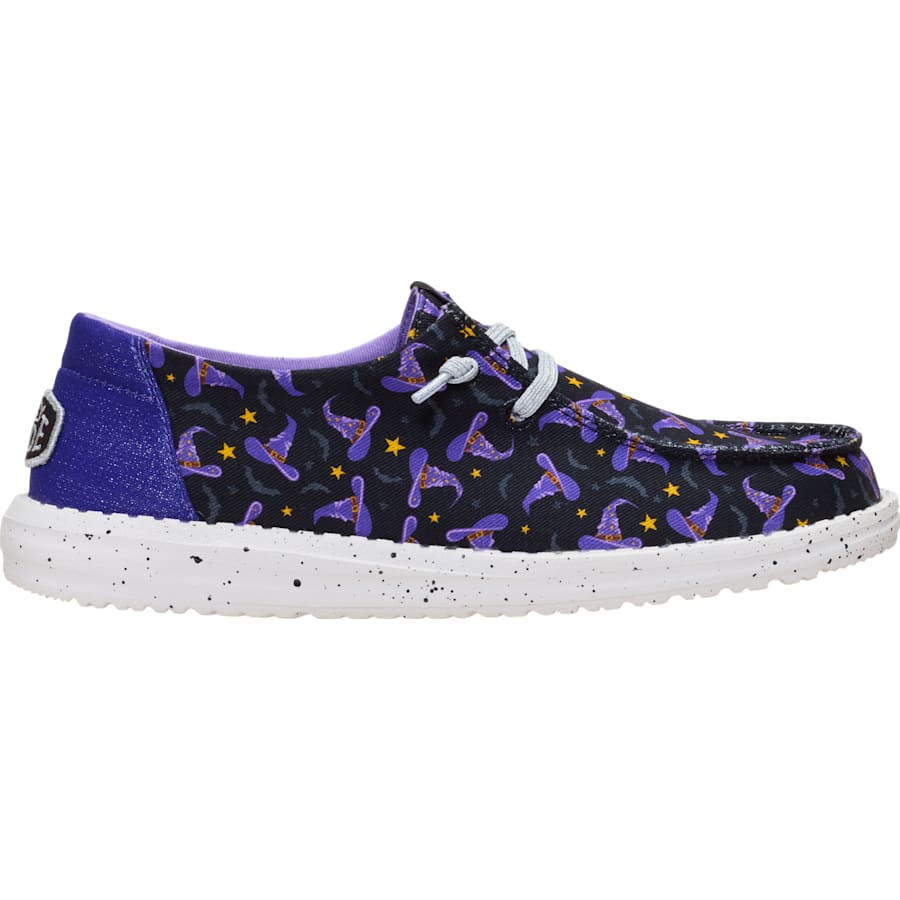 HEYDUDE | Women's Shoes | Wendy Night Witch - Black/Purple | Size 5
