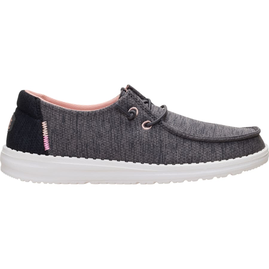 HEYDUDE | Women's Casual | Wendy Heathered Mix - Black Oyster | Size 12