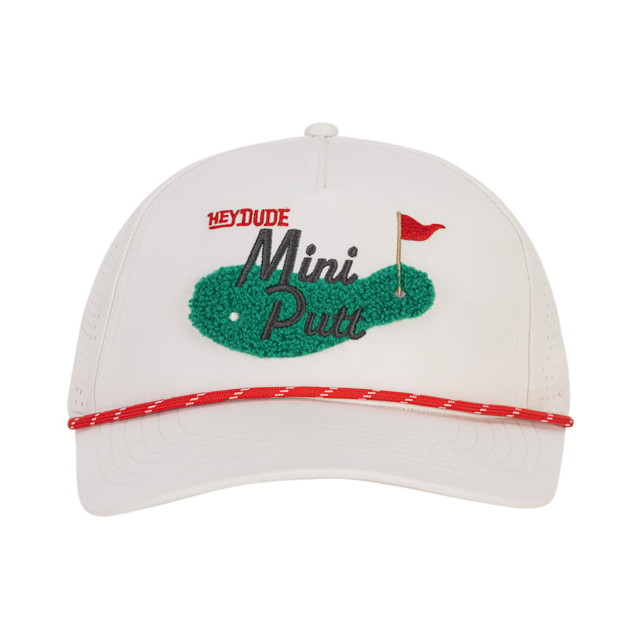 HEYDUDE | Men's Shoes | Mini Putt Performance Hat - Egret