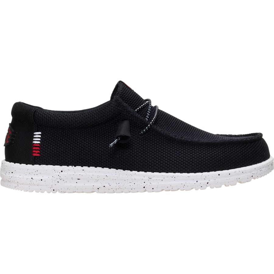 HEYDUDE | Men's Casual | Wally Stretch Sox Sport - Black Onyx/Multi | Size 7