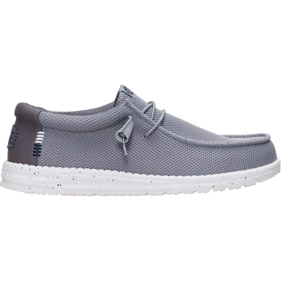 HEYDUDE | Men's Casual | Wally Stretch Sox Sport - Sharkskin/Multi | Size 9