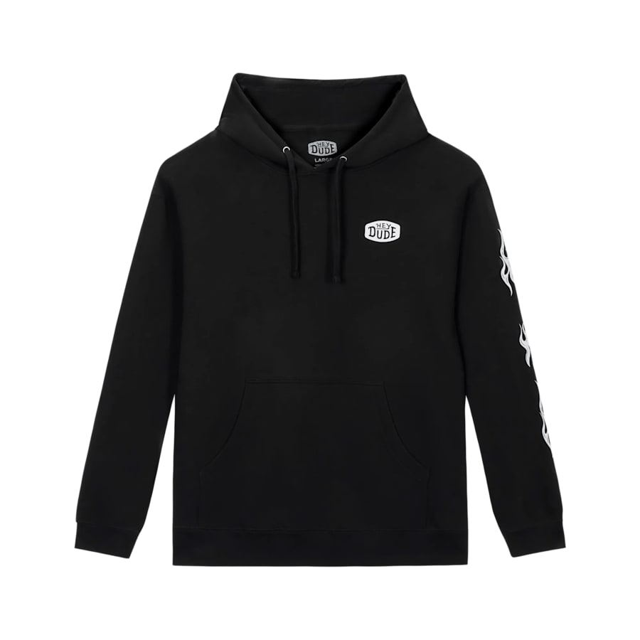 Disney's Tim Burton's The Nightmare Before Christmas X HEYDUDE Jack Skellington Hoodie - Black | Size 3XL