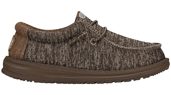 Heydude Unisex Kids Walnut Wally Youth Sport Knit