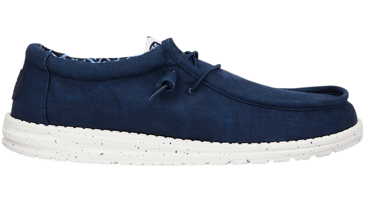 Heydude Men's Navy Wally Stretch Canvas