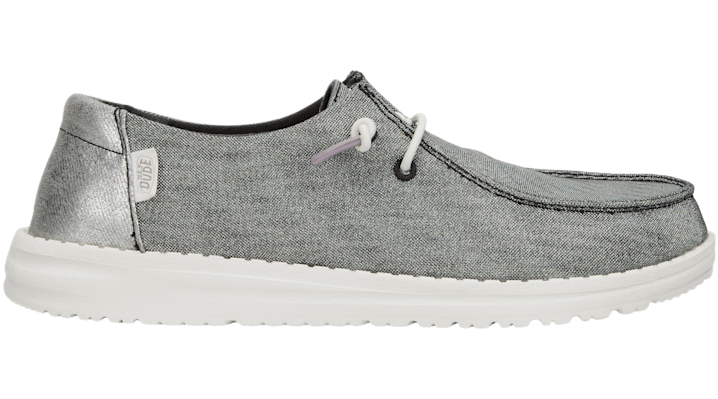 Heydude Women's Charcoal Wendy Metallic Sparkle