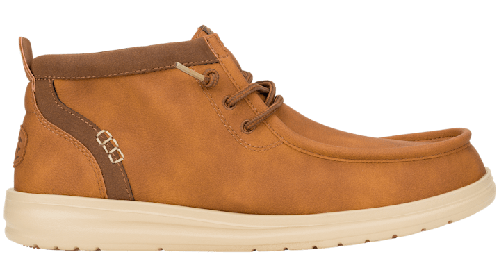 Heydude Men's Cognac/Tan Wally Mid Gripr Classic