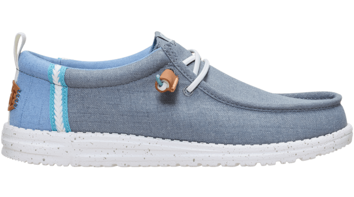 Heydude Men's Monut Grey/Faded Denim Wally Craft Linen