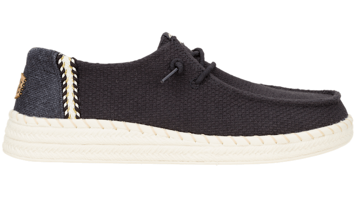 Heydude Women's Black Wendy Espadrille Woven