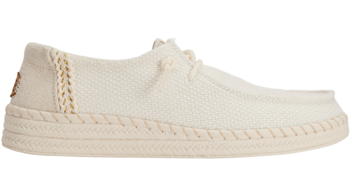 Heydude Women's White Wendy Espadrille Woven