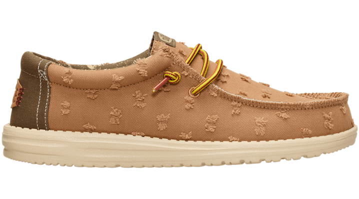 Heydude Men's Argan Brown/Multi Wally Well Worn