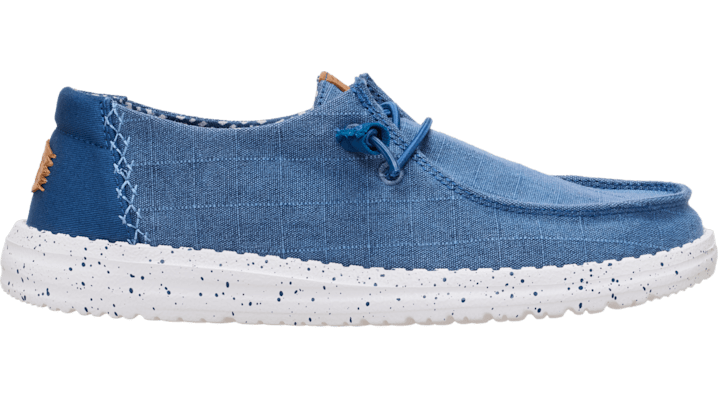Heydude Women's Ensign Blue Wendy Chambray Grid