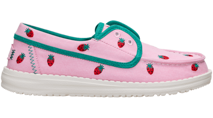 Heydude Women's Pink/Multi Wendy Cru Embroidered