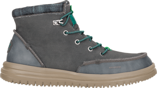 Hey Dude - Bradley - Men\'s Charcoal Ankle Boots Hey Dude mens Bradley eco ankle boots charcoal gray recycled  main image 2