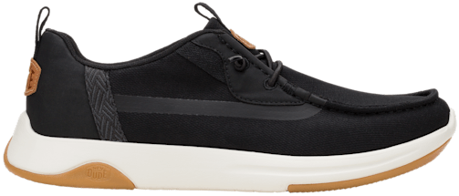 Hey Dude Wally in Pilot Heather Black Lace Up Lightweight Boho Coastal Beach Hey Dude Men main image 3