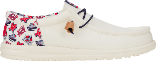 Hey Dude Wally Funk True Texas Howdy Off White Casual Shoes Men\'s US Size 13 NIB HEYDUDE Men Wally Funk True Texas , Off White, 13 : Target main image 2