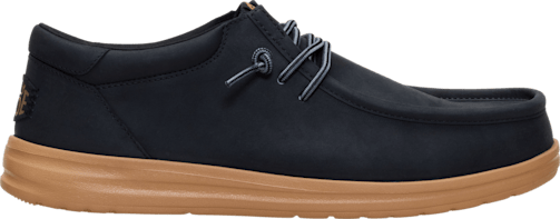 hey dudes tobacco brown HEYDUDE Men's Paul Full Grain Leather | Black / Tobacco Brown
